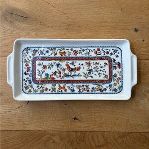 Decorative Ceramic Serving Tray by Ceramica Cuore from Italy